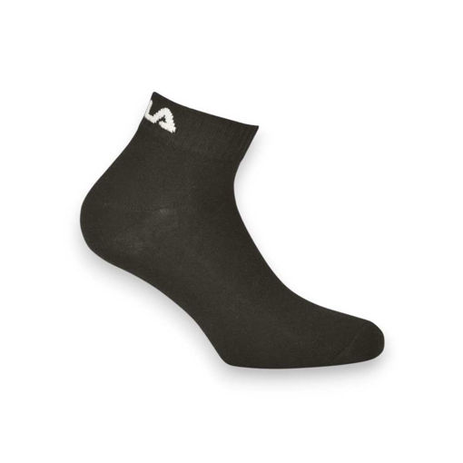 Picture of FILA QUARTER PLAIN SOCKS 3 PACK BLACK 39-42